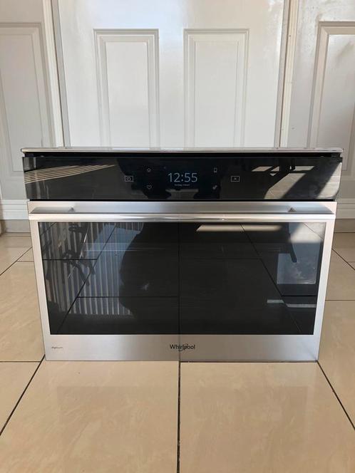 Nette RVS Whirlpool inbouw combimagnetron, LCD-touchscreen!, Witgoed en Apparatuur, Ovens, Zo goed als nieuw, Inbouw, Oven met grill