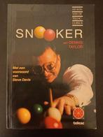 Snooker boek met Dennis Taylor, Dennis Taylor, Ophalen of Verzenden, Zo goed als nieuw, Overige sporten