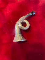 Oude antieke vintage kerstbal/kerstornament trompet, Ophalen of Verzenden, Gebruikt