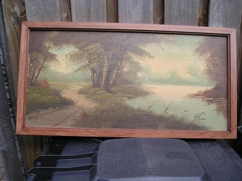 Een mooi landschapschilderij, Antiek en Kunst, Kunst | Schilderijen | Klassiek, Ophalen