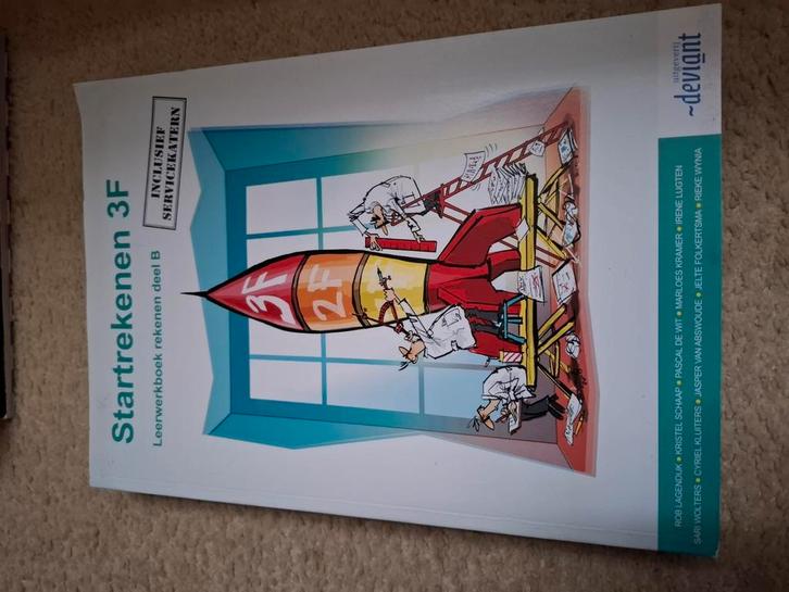 Startrekenen 3F leerwerkplek deel B, Boeken, Schoolboeken, Zo goed als nieuw, Nederlands, Overige niveaus, Ophalen of Verzenden