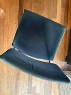 Eetkamerstoelen buizenframe 6 stoelen, Huis en Inrichting, Ophalen, Gebruikt, Blauw, Metaal