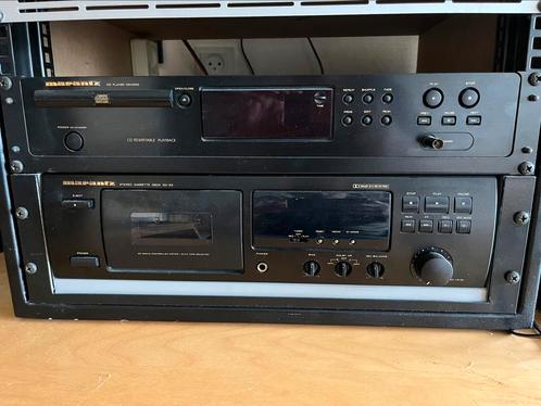 Marantz Stereo Cassette Deck + CD Player in 19" rack, Audio, Tv en Foto, Cassettedecks, Enkel, Marantz, Ophalen of Verzenden