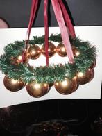 Vintage kerstballen krans, Ophalen of Verzenden, Gebruikt
