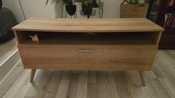 Televisiemeubel - tv kast - met opbergruimte - lichtbruin beschikbaar voor biedingen