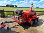Brandweerpomp op Aanhanger met Kever Motor, Ophalen