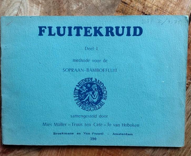 Fluitenkruid Deel 1 ., Muziek en Instrumenten, Bladmuziek, Nieuw, Les of Cursus, Populair, Ophalen of Verzenden