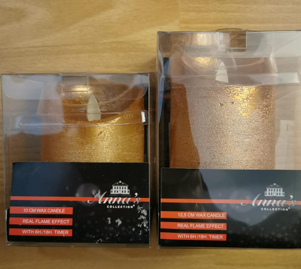 Led kaars twee stuks nieuw, Ophalen of Verzenden, Nieuw