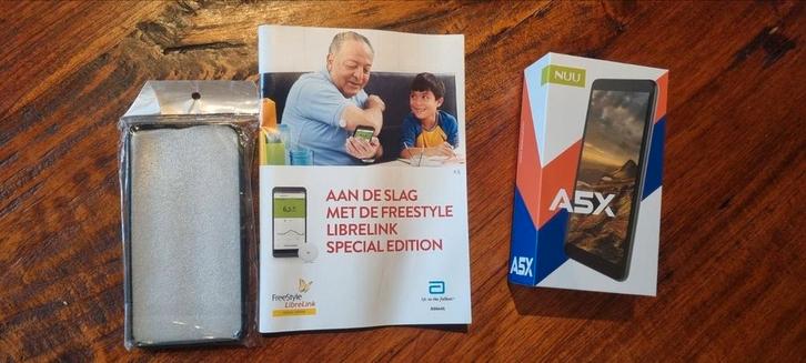NUU A5X - Freestyle Libre Sensor Mobiel, Telecommunicatie, Mobiele telefoons | Overige merken, Nieuw, Zonder abonnement, Zonder simlock