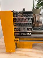 Emco Compact 8 draaibank complete set, Doe-het-zelf en Verbouw, Draaibanken, Ophalen, Zo goed als nieuw, Metaaldraaibank