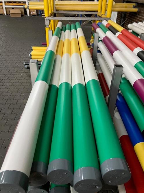 Kunststof hindernisbalk, springpalen 3m. Outlet. 25% korting, Dieren en Toebehoren, Paarden en Pony's | Overige Paardenspullen