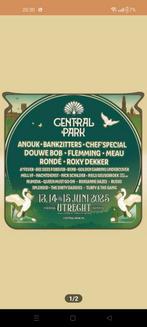 Central Park 4 tickets voor de vrijdagavond te koop!, Drie personen of meer