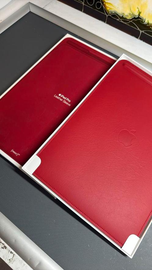 Apple iPad Pro 10.5’ Leather Sleeve Red, Computers en Software, Tablet-hoezen, Nieuw, Bescherming voor- en achterkant, 10 inch
