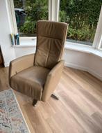 Fauteuil/Relaxstoel, Huis en Inrichting, Ophalen, Minder dan 75 cm, Leer, Zo goed als nieuw