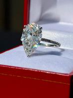 Gouden ring met VS1 diamant 5.24ct! IGI certificaat nieuw!, Sieraden, Tassen en Uiterlijk, Ringen, Wit, Nieuw, Ophalen of Verzenden