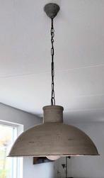 Grijze industriële hanglamp, Ophalen, Zo goed als nieuw, Metaal, Industrieel