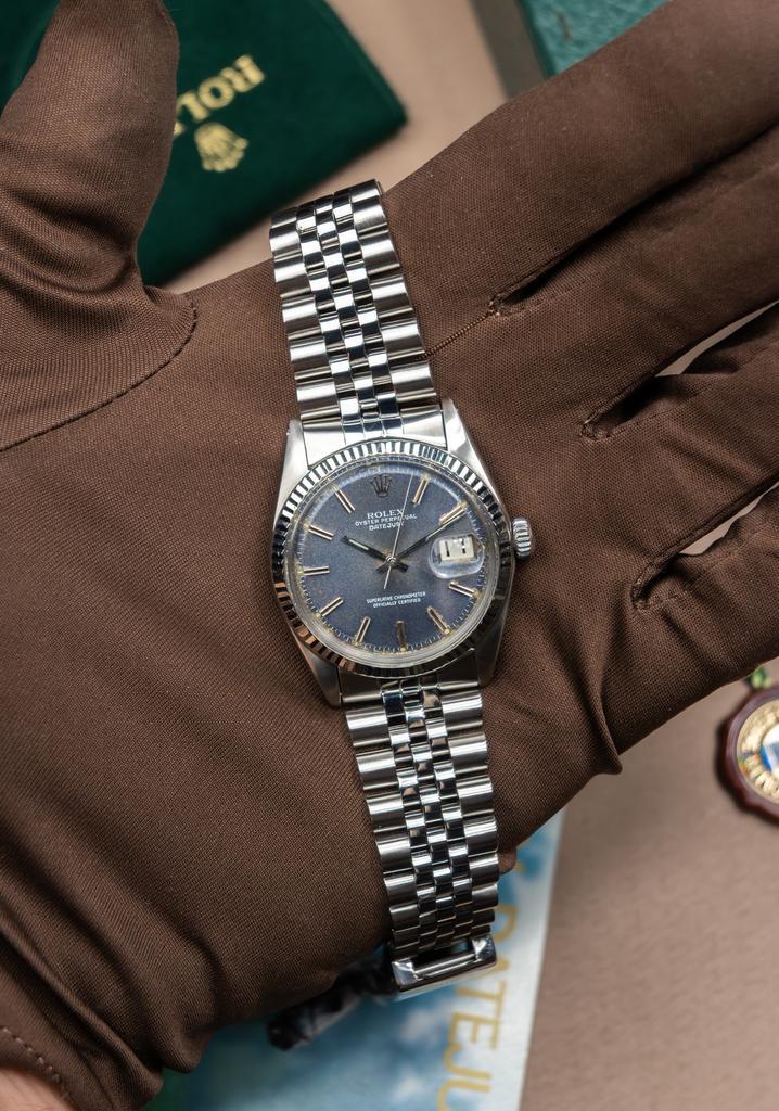 Rolex Datejust 36 / Incl Rolex doos / Ref. 1601 / Wit goud, Sieraden, Tassen en Uiterlijk, Horloges | Heren, Zo goed als nieuw