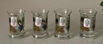 4 Holmegaard Aquavit borrelglaasjes, Ophalen of Verzenden, Zo goed als nieuw, Borrel- of Shotglas