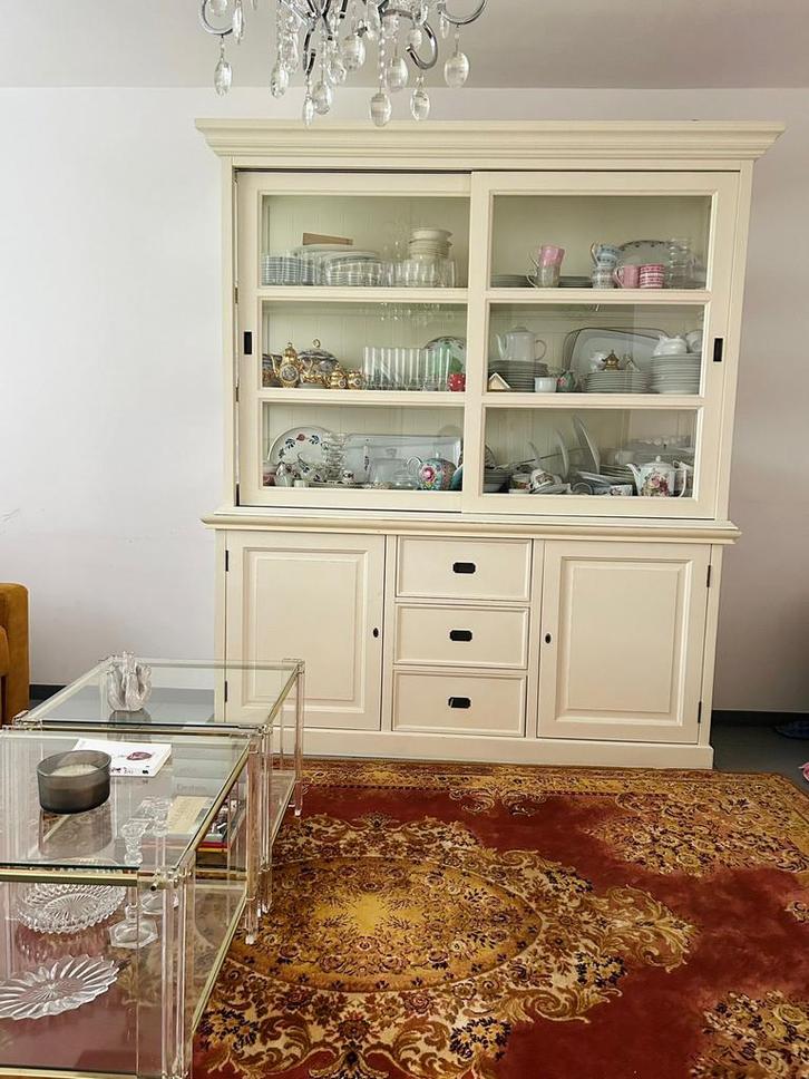 Vintage buffetkast/servieskast, Huis en Inrichting, Kasten | Buffetkasten, Zo goed als nieuw, 200 cm of meer, 25 tot 50 cm, Ophalen