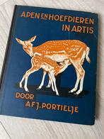 Apen en Hoefdieren in Artis (1940), Gelezen, AFJ Portielje, Ophalen of Verzenden, Plaatjesalbum