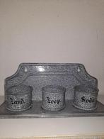 Grijsgewolkte zand  ,zeep,soda set, Antiek en Kunst, Ophalen of Verzenden