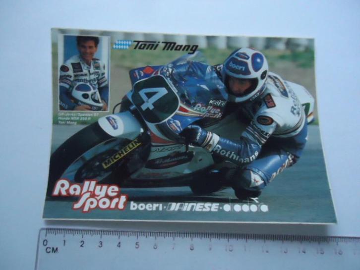 sticker oud Honda Rothmans motorrace motorsport Mang toni, Verzamelen, Stickers, Zo goed als nieuw, Verzenden