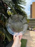 2x Arcoroc Fleur bloembord • vintage glaswerk 23 cm, Huis en Inrichting, Keuken | Servies, Ophalen of Verzenden, Glas, Overige stijlen
