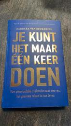 Barbara van Beukering - Je kunt het maar één keer doen, Boeken, Ophalen of Verzenden, Zo goed als nieuw, Barbara van Beukering
