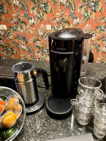 Nespresso Vertuo - compleet melkopschuimer, kopjes en koffie beschikbaar voor biedingen