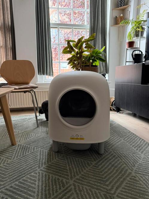 Self-cleaning cat litter box Petree Cube, Dieren en Toebehoren, Kattenbakken, Gebruikt, Open, Zelfreinigend, Ophalen