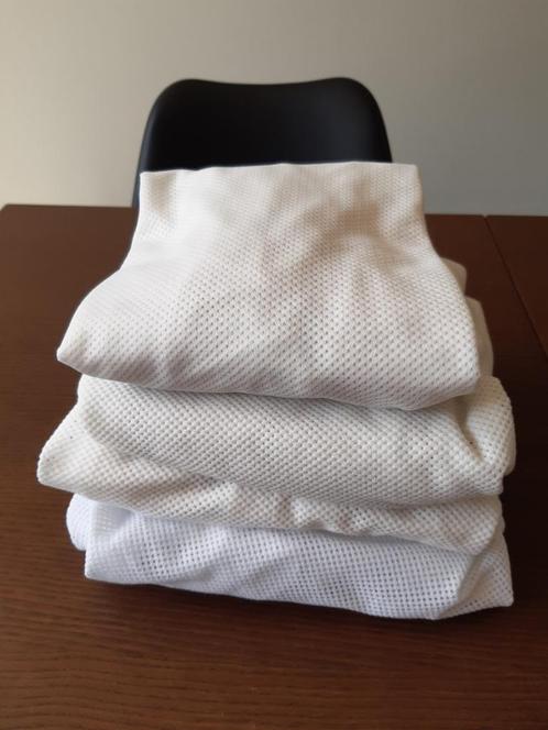 Aerosleep hoeslakens 120 x 60 cm vier stuks, Kinderen en Baby's, Kinderkamer | Beddengoed, Zo goed als nieuw, Overige typen, Wit