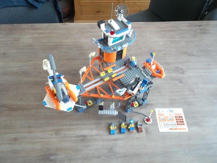 lego  coast guard 4210 coast guard platform (2008), Kinderen en Baby's, Speelgoed | Duplo en Lego, Gebruikt, Lego, Complete set