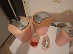 Vintage Badkamer Set - Roze, Huis en Inrichting, Ophalen, Kunststof, Gebruikt, Met pedaal
