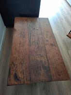 Stoere antieke salontafel, Ophalen, Gebruikt, 100 tot 150 cm, 50 tot 100 cm