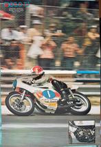 Poster Giacomo Agostini op Yamaha TZ350, Verzamelen, Verzenden, Zo goed als nieuw, Motoren