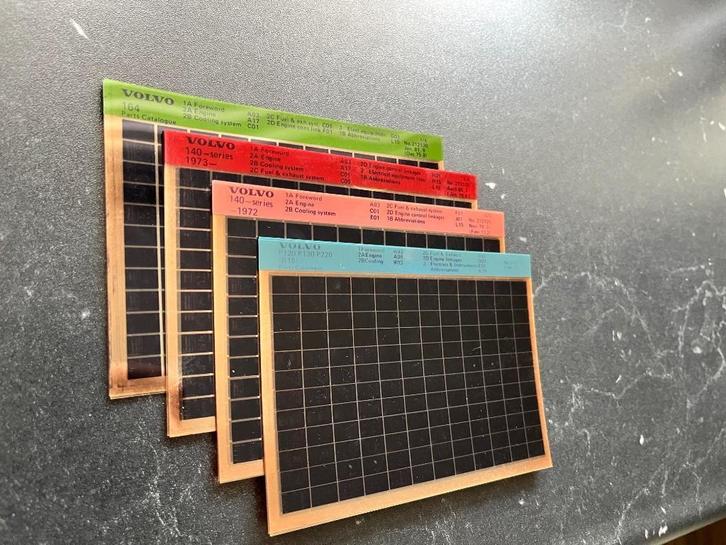 Microfiche Volvo Amazon en 140/164 serie, Boeken, Auto's | Folders en Tijdschriften, Zo goed als nieuw, Volvo, Ophalen of Verzenden