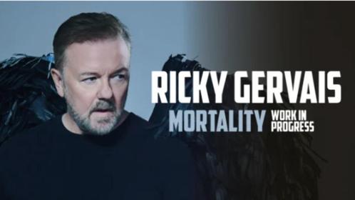 ≥ 2 Tickets Ricky Gervais: Mortality Tour – 6 september 2025
