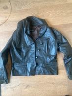 Claudia Sträter leren jasje, Kleding | Dames, Maat 38/40 (M), Zwart, Ophalen of Verzenden, Zo goed als nieuw