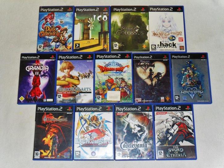 Sword of Etheria, Sly 2, Guity Gear, Dragon Quest, Puyo Pop, Spelcomputers en Games, Games | Sony PlayStation 2, Zo goed als nieuw