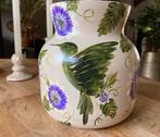 Handbeschilderde vaas Passiebloem Colibri🪻, Ophalen of Verzenden, Nieuw