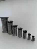 Maatkannen set van 7., Antiek en Kunst, Antiek | Tin, Ophalen of Verzenden