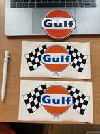 Gulf Olie & Benzine Stickers - Set van 3 ford GT Porsche, Auto diversen, Ophalen of Verzenden