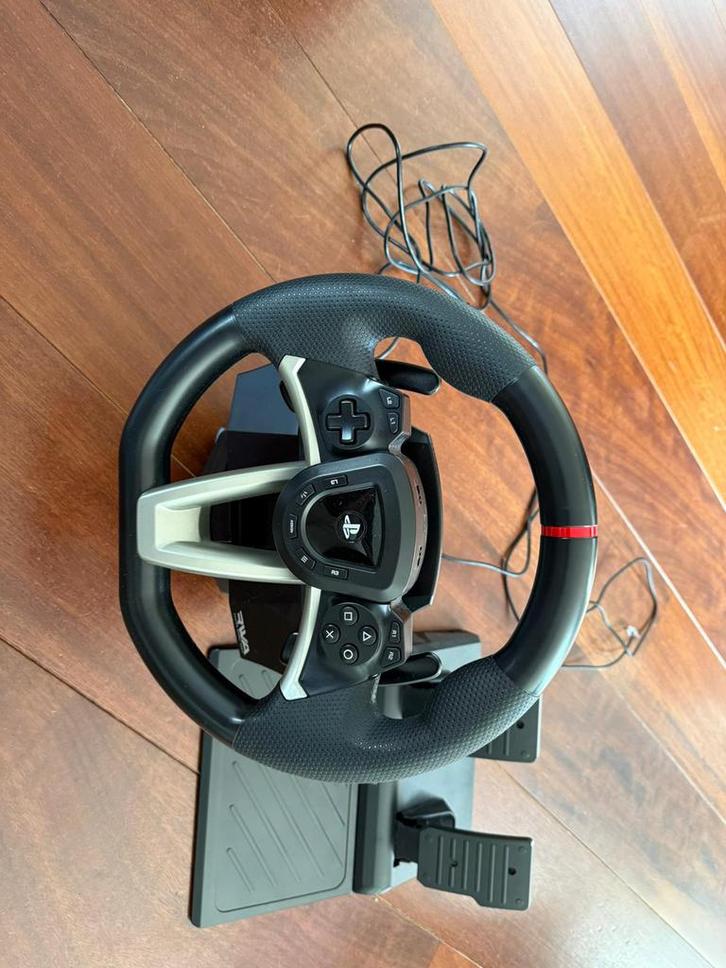 Hori APEX racestuur PS4, PS5 en PC, met pedalen, Spelcomputers en Games, Spelcomputers | Sony PlayStation Consoles | Accessoires