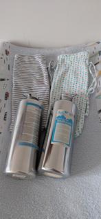 2x Metalen Baby Kruik + Kruikenzakken, Ophalen, Gebruikt