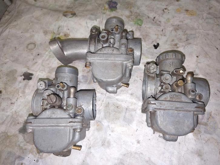3x Mikuni 20mm carburateur, Fietsen en Brommers, Brommeronderdelen | Oldtimers, Gebruikt, Overige merken, Carburateur, Ophalen of Verzenden