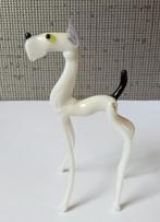 glazen hond beeldje, Antiek en Kunst, Antiek | Glas en Kristal, Ophalen of Verzenden