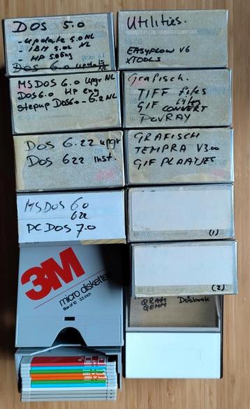 Verzameling 3.5inch micro diskettes 125stuks beschikbaar voor biedingen