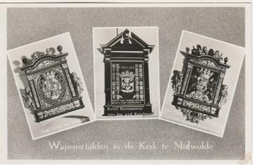 MIDWOLDE Kerk Wapenschilden  beschikbaar voor biedingen