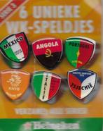 6 VOETBAL WK BROCHES UIT 1 SERIE, Verzamelen, Speldjes, Pins en Buttons, Ophalen of Verzenden, Gebruikt, Sport, Speldje of Pin