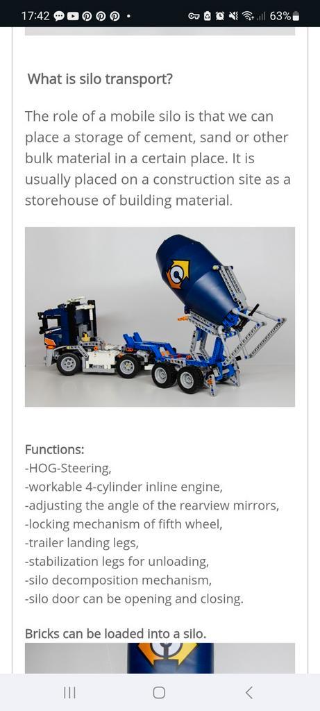 Lego Technic 42112 Betonmixer met MOC, Kinderen en Baby's, Speelgoed | Duplo en Lego, Nieuw, Lego, Complete set, Ophalen of Verzenden